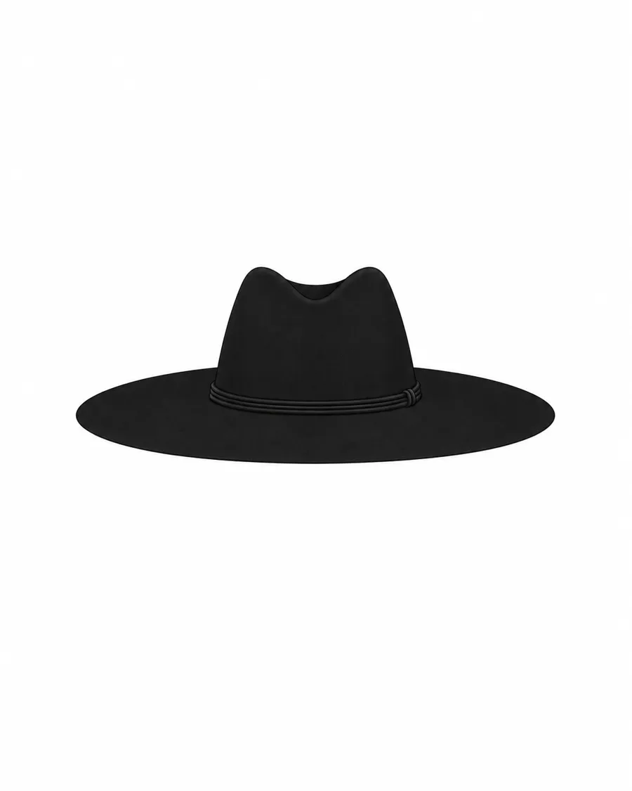 Muse Hat in Black Orchid