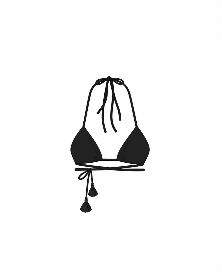 Azure Top in Black Orchid